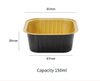 Square Aluminum Foil Baking Cup MC90-35