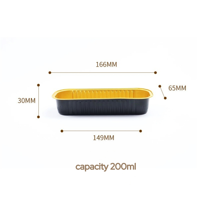 Rectangle Aluminum Foil Container MC166-30