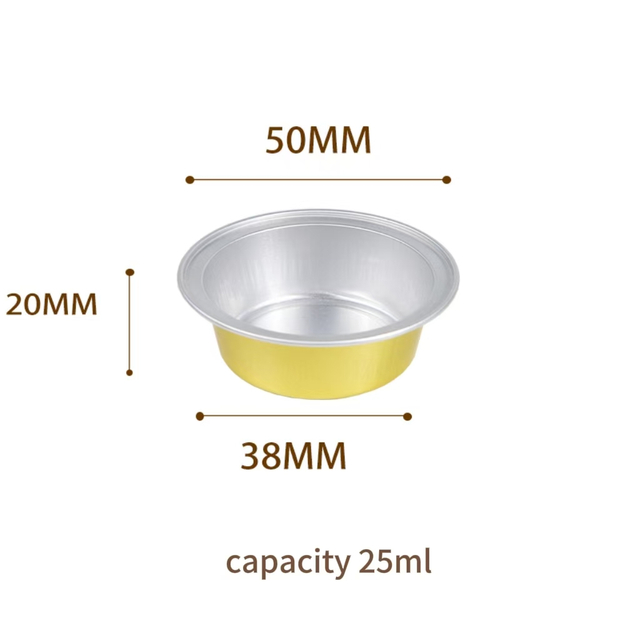 Round Aluminium Foil Boxes MC50-20