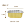 Rectangle Aluminum Foil Container MC184 Series