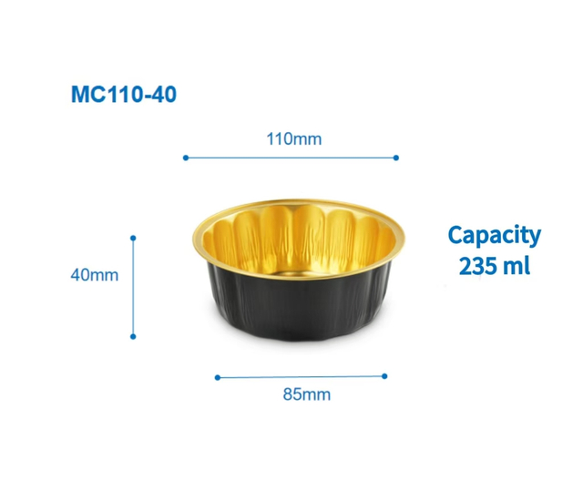 Round Aluminum Foil Container MC110-40